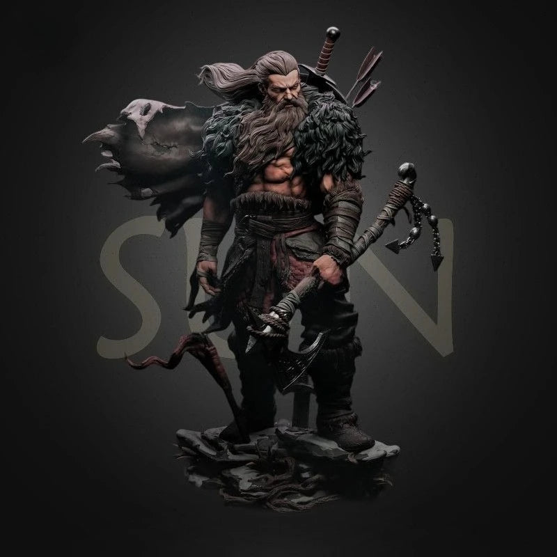 Medieval Warrior, Resin Model Figure Kit, Fantasy Theme, Unassembled and Unpainted
