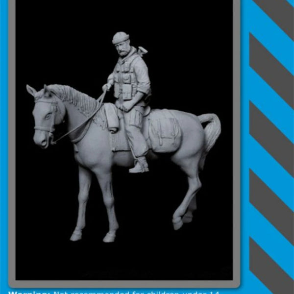 1/35 Modern US Special Forces Mounted, 2 Figures, Resin Model Figure Kit, Unassembled and Unpainted
