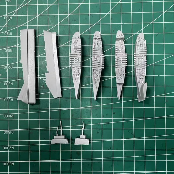 1/48 WWII Aircraft Folding Components, Resin Model Accessory Kit, Unpainted