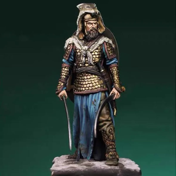 1/24 Medieval Fantasy Barbarian Warrior, Resin Model Figure Kit, Unassembled and Unpainted