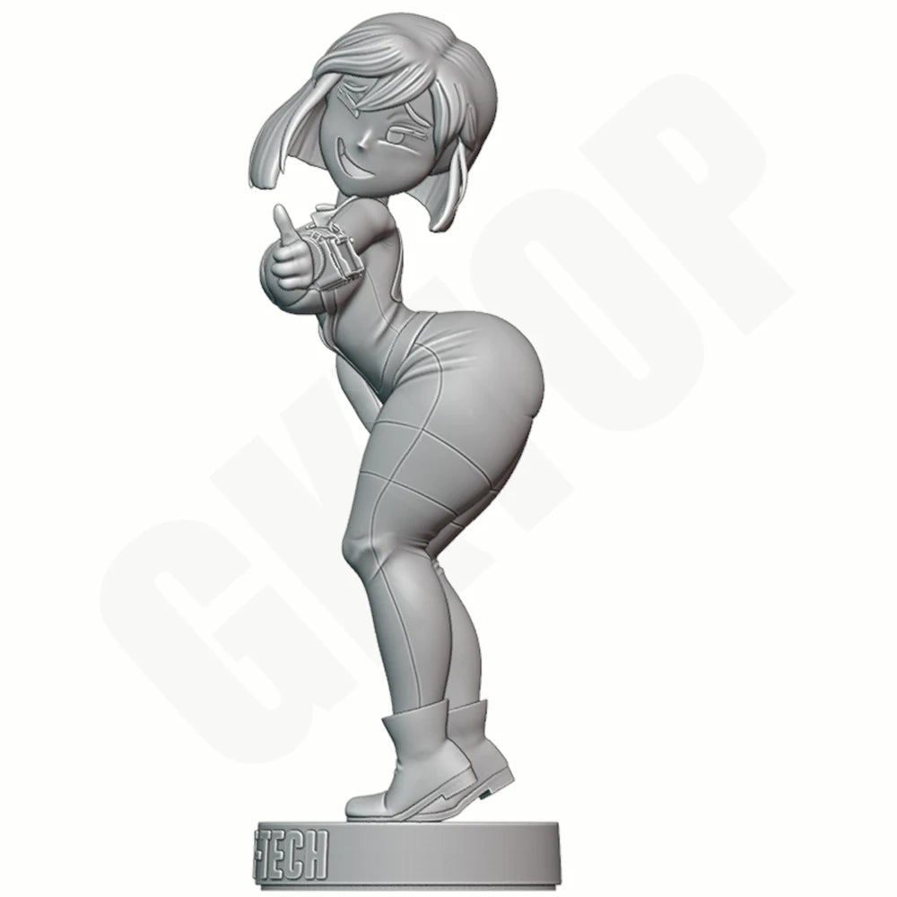1/24 Pin-up Belle, Resin Model Figure Kit, Unassembled and Unpainted