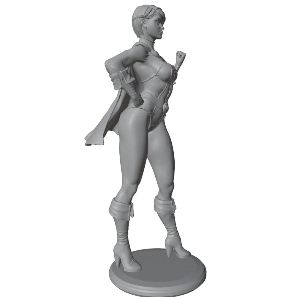 1/24 Fantasy Female Warriors, 3 Figures, Resin Model Figure Kit, Unassembled and Unpainted