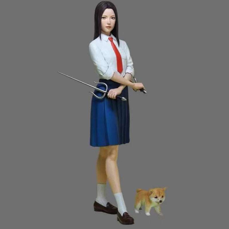 1/8 Schoolgirl, Resin Model Figure Kit, Anime Theme, Unassembled and Unpainted