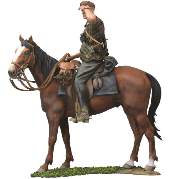 1/16 WWII German Cavalry, Resin Model Figure Kit, Unassembled and Unpainted