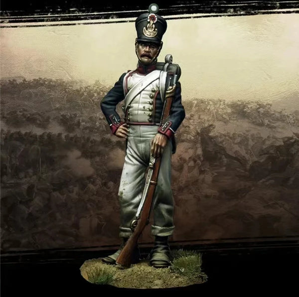 1/32 WWI Prussian Officer, Resin Model Figure Kit, Unassembled and Unpainted