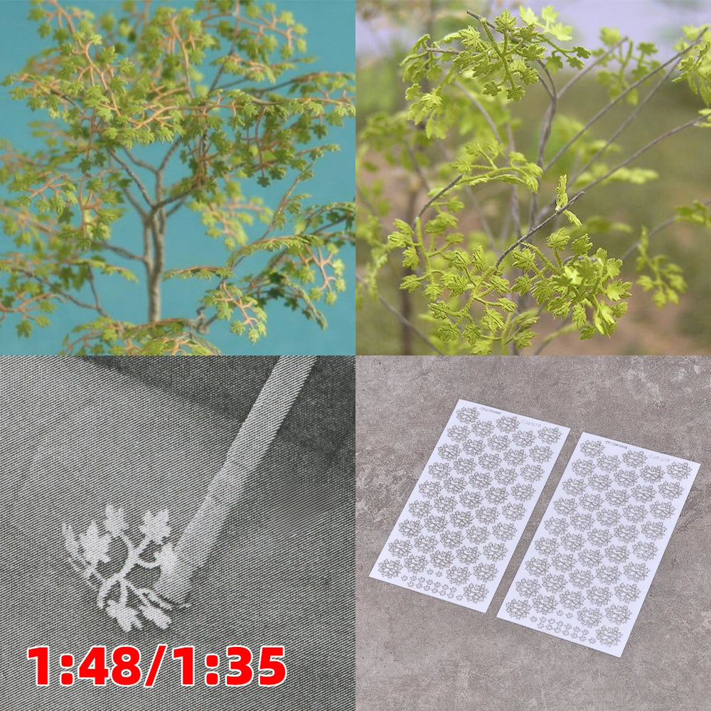 1/32 Trees, Resin Model Terrain Kit, Historical Theme, Unpainted