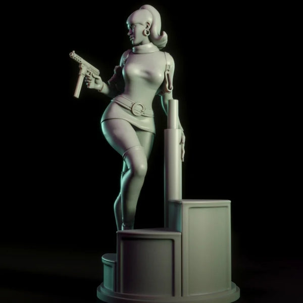 1/24 Lana Kane, Resin Model Figure Kit, Anime Theme, Unassembled and Unpainted