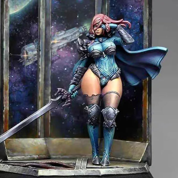 30mm Dead Kingdom Twilight Knight, Resin Model Figure Kit, Fantasy Theme, Unassembled and Unpainted
