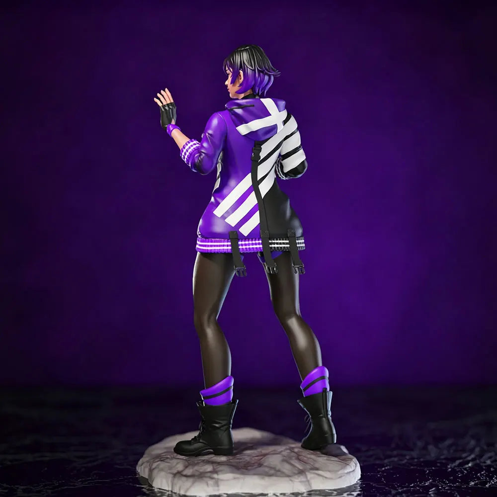Cyberpunk Female Warrior — 75mm Resin Figure