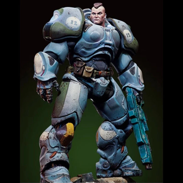 1/32 Sergeant Connor Power Armor, Resin Model Figure Kit, Sci-Fi Theme, Unassembled and Unpainted