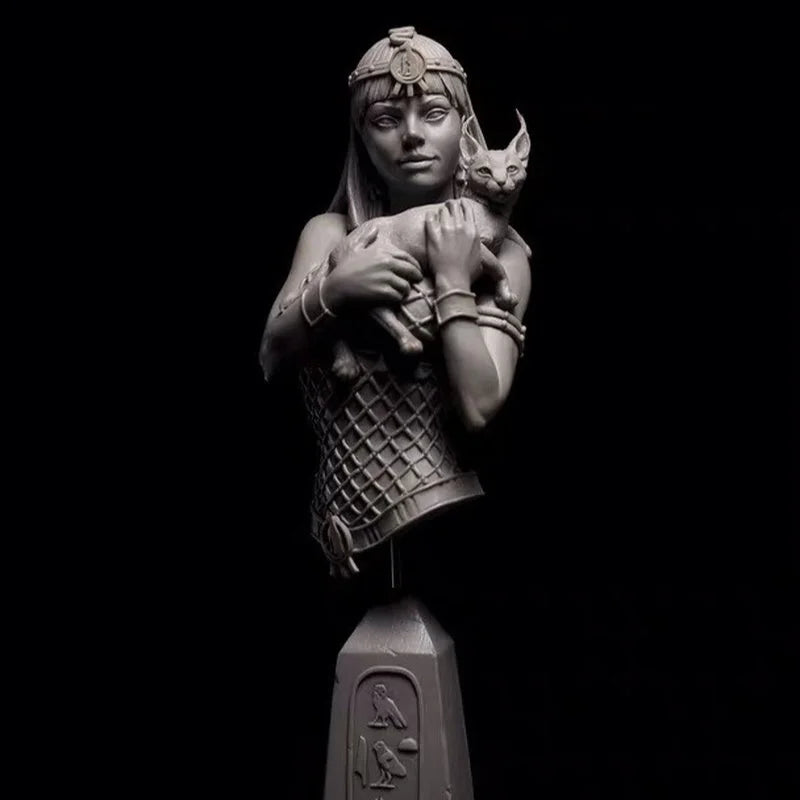 1/10 Ancient Egyptian, Resin Model Bust Kit, Unassembled and Unpainted