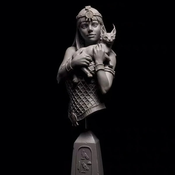 1/10 Ancient Egyptian, Resin Model Bust Kit, Unassembled and Unpainted