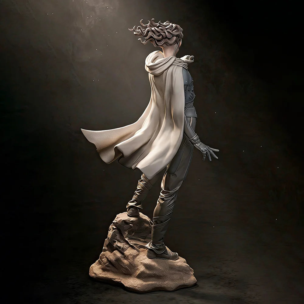 1/12 Elven Warrior Lunging with Sword, Resin Model Figure Kit, Fantasy Theme, Unassembled and Unpainted