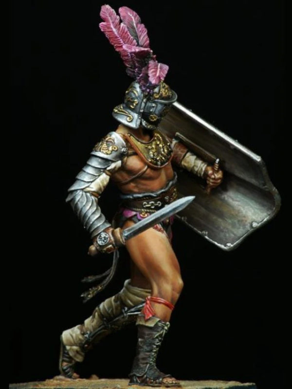 75mm Winged Fantasy Warrior, Resin Model Figure Kit, Fantasy Theme, Unassembled and Unpainted