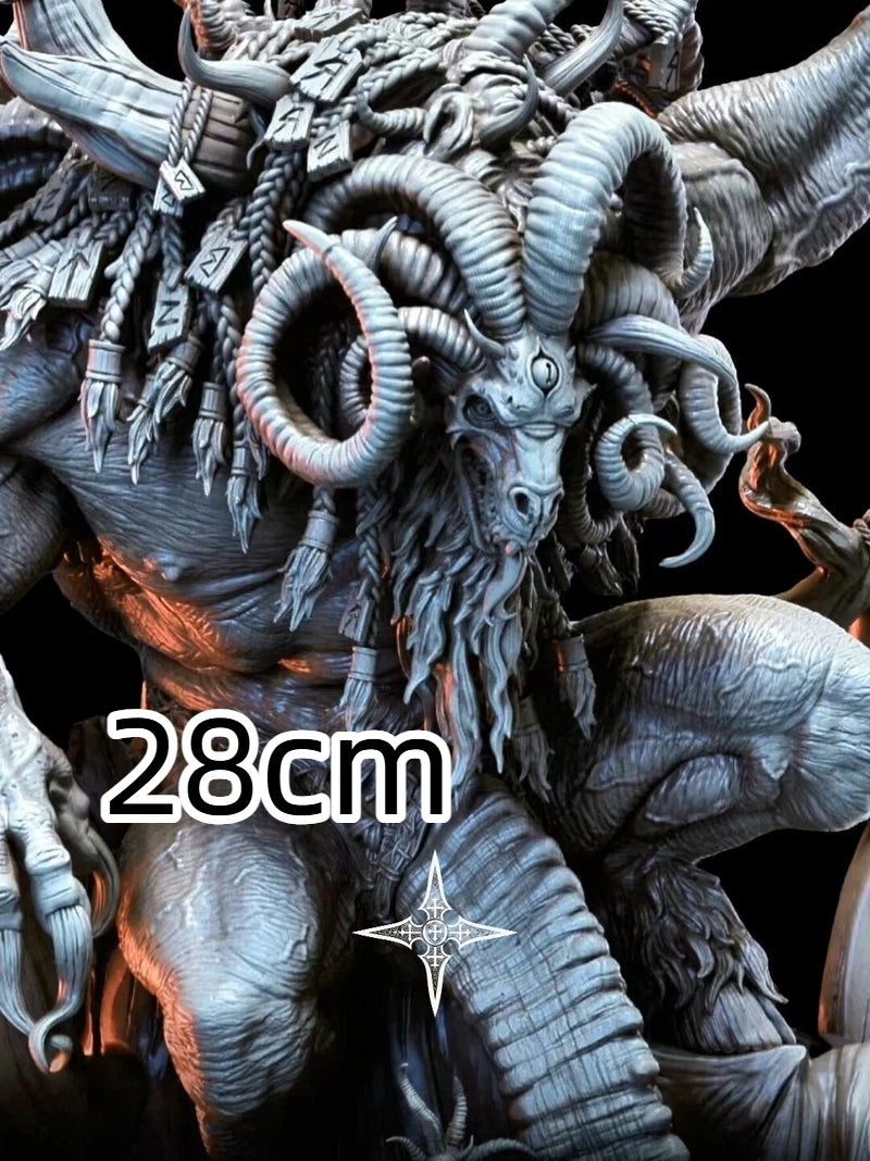 280mm Minotaur Warrior, Resin Model Figure Kit, Fantasy Theme, Unassembled and Unpainted