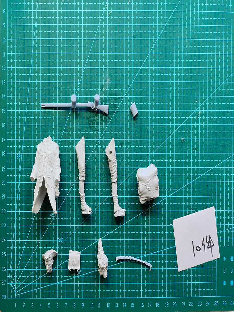 1/24 Napoleonic British Infantryman, Resin Model Figure Kit, Unassembled and Unpainted