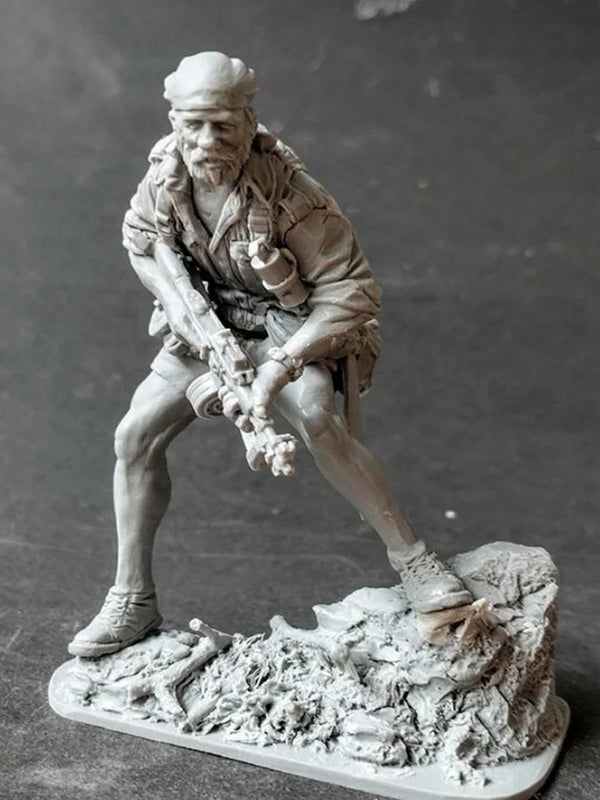 1/16 Modern Rhodesian Special Forces Operator, Resin Model Figure Kit, Unassembled and Unpainted