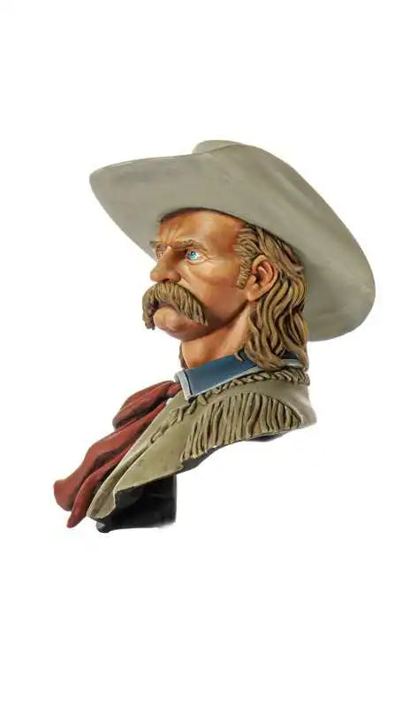 American Civil War Lt. Col. George A. Custer, Resin Model Bust Kit, Unassembled and Unpainted