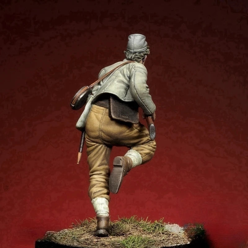 54mm WWI British Infantry, Resin Model Figure Kit, Unassembled and Unpainted