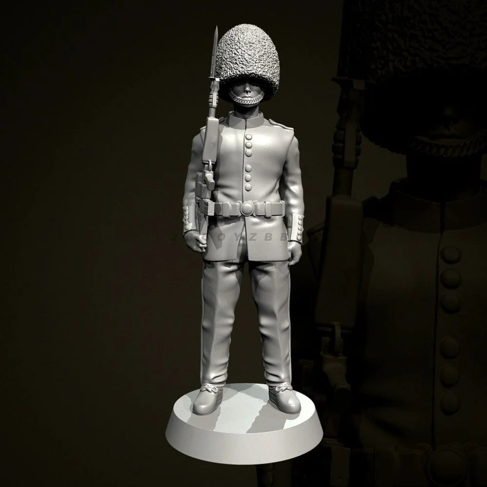 50mm Modern British Tactical Infantry, 8 Figures, Resin Model Figure Kit, Unassembled and Unpainted