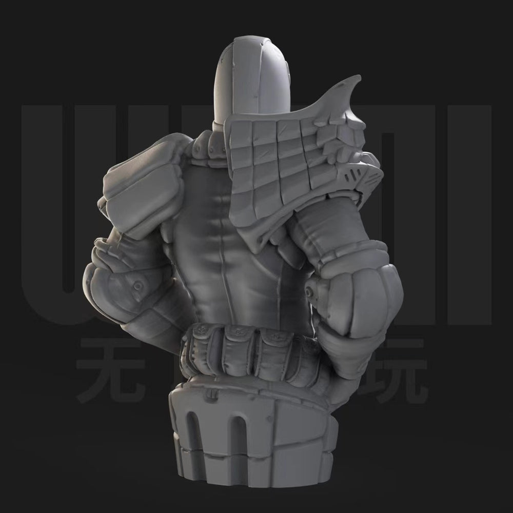 100mm Judge Dredd, Resin Model Bust Kit, Sci-Fi Theme, Unassembled and Unpainted