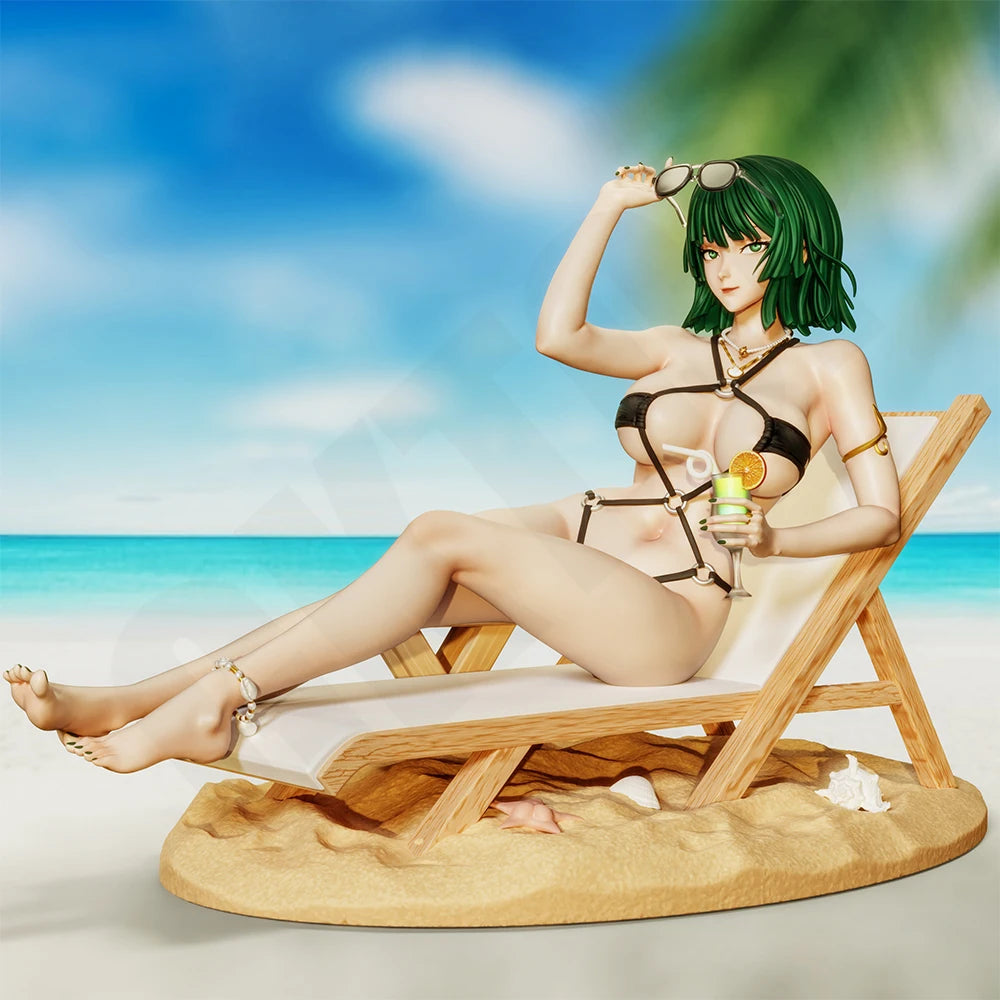 1/24 Beach Beauty, Resin Model Figure Kit, Anime Theme, Unassembled and Unpainted