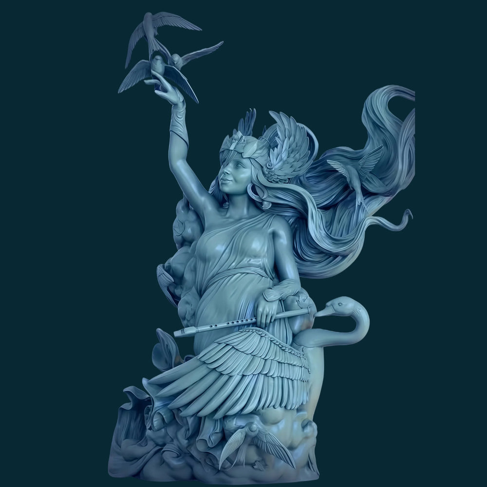 1/12 Goddess of Peace, Resin Model Bust Kit, Fantasy Theme, Unassembled and Unpainted