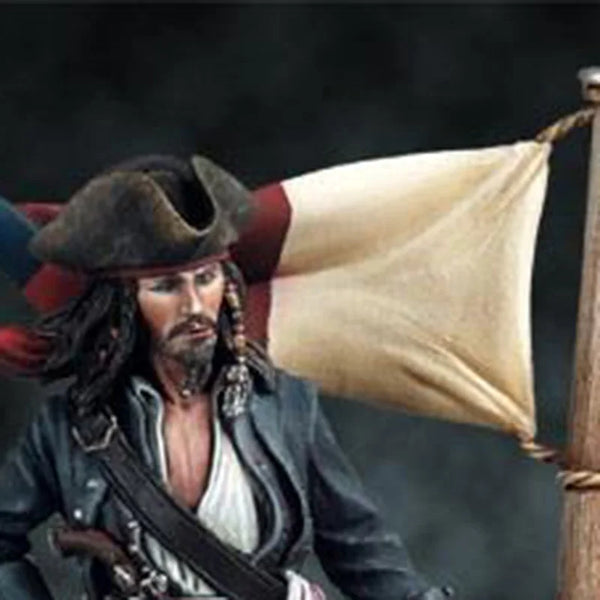 1/32 Pirate Swashbuckler, Resin Model Figure Kit, Historical Theme, Unassembled and Unpainted