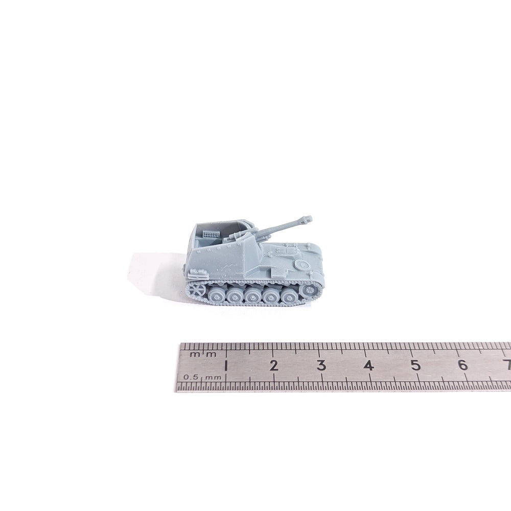 1/144 WWII Wespe Self-Propelled Howitzer, Resin Model Vehicle Kit, Unassembled and Unpainted