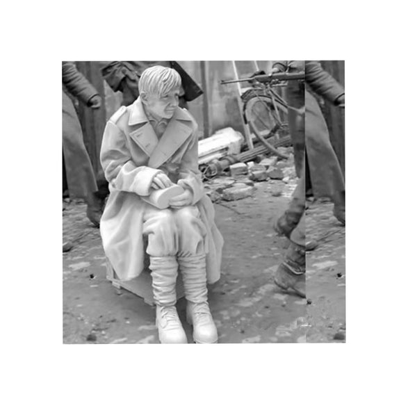 1/35 WWII Soviet Captive Soldiers, Resin Model Figure Kit, Unassembled and Unpainted