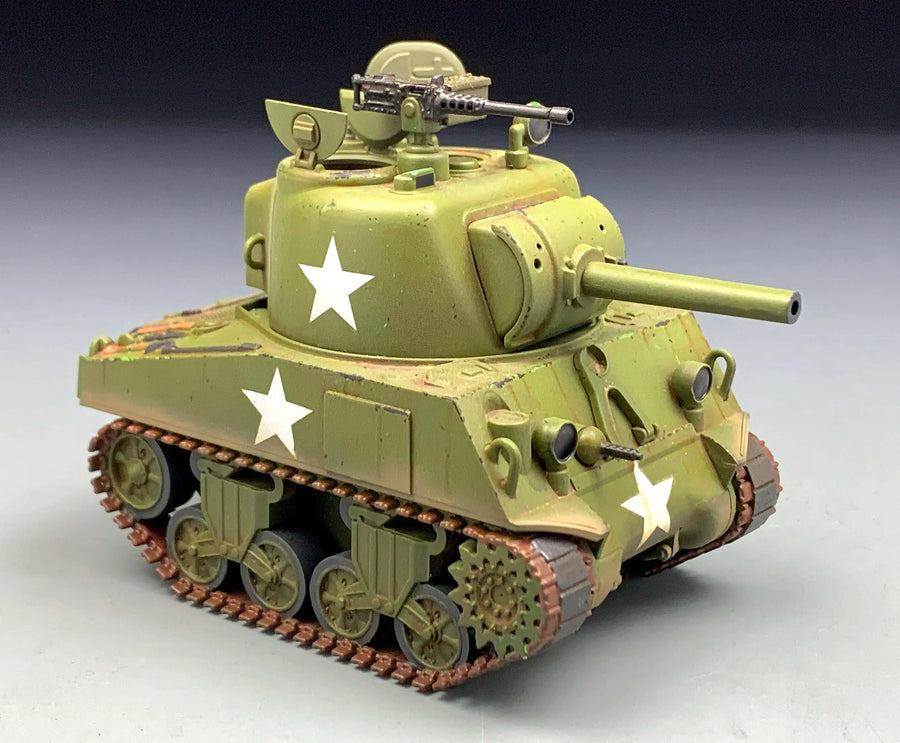 Tiger Model 511 ARMY WW2 M4A3 75Mm Medium Tank Plastic Model