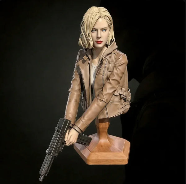 76mm Modern Tactical Operator, Resin Model Figure Kit, Sci-Fi Theme, Unassembled and Unpainted