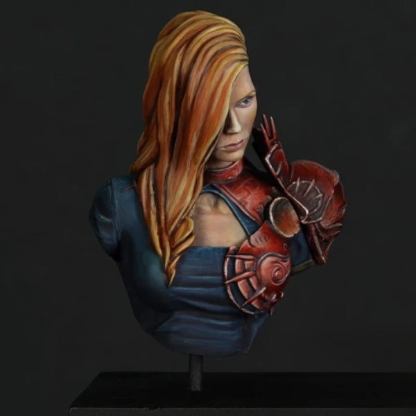 1/10 Female Sci-Fi Warrior Eileen, Resin Model Bust Kit, Sci-Fi Theme, Unassembled and Unpainted