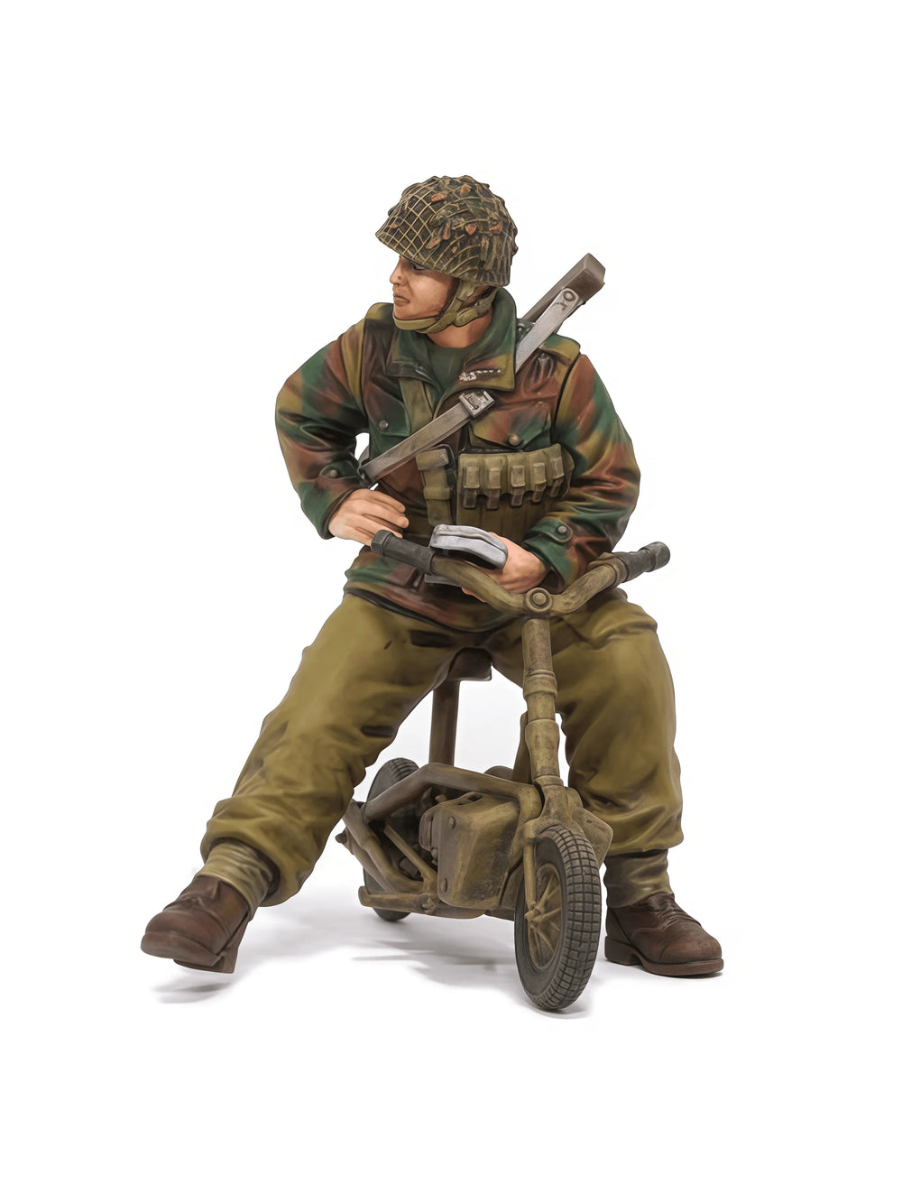 1/48 WWII British Infantryman, Resin Model Figure Kit, Unassembled and Unpainted