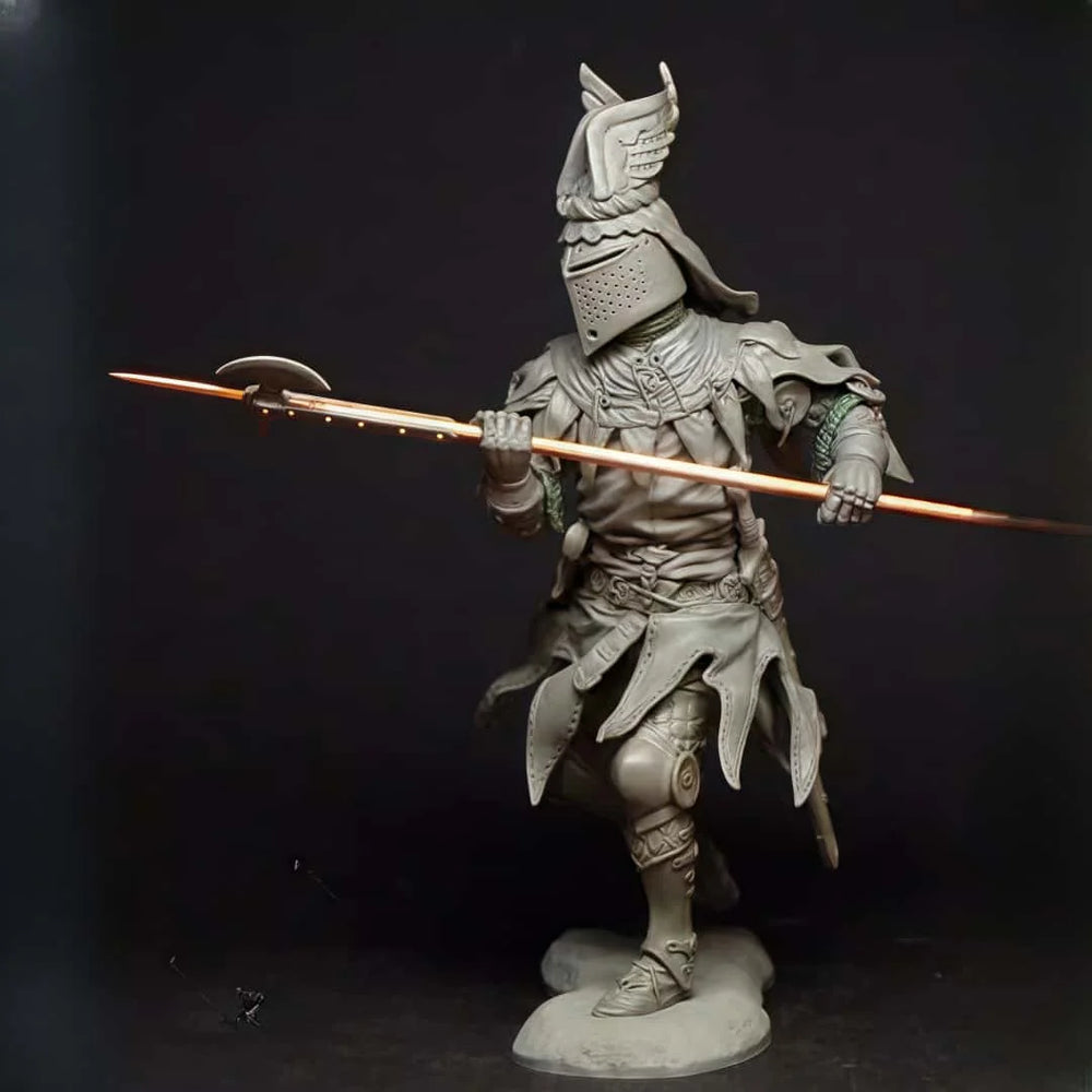 1/24 Ancient Daemon Warrior with Spear and Clawed Legs, Resin Model Figure Kit, Unassembled and Unpainted