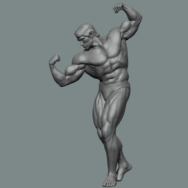180mm Modern Bodybuilder Reference, Resin Model Figure Kit, Historical Theme, Unassembled and Unpainted