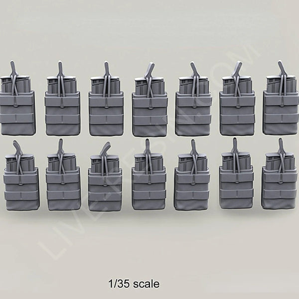 1/35 Ammunition & Weapon Accessories, Resin Model Accessory Kit, Military Theme, Unpainted