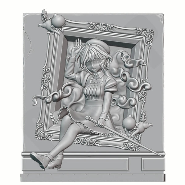 1/24 Modern Quorra Cat Lady, Resin Model Figure Kit, Unassembled and Unpainted