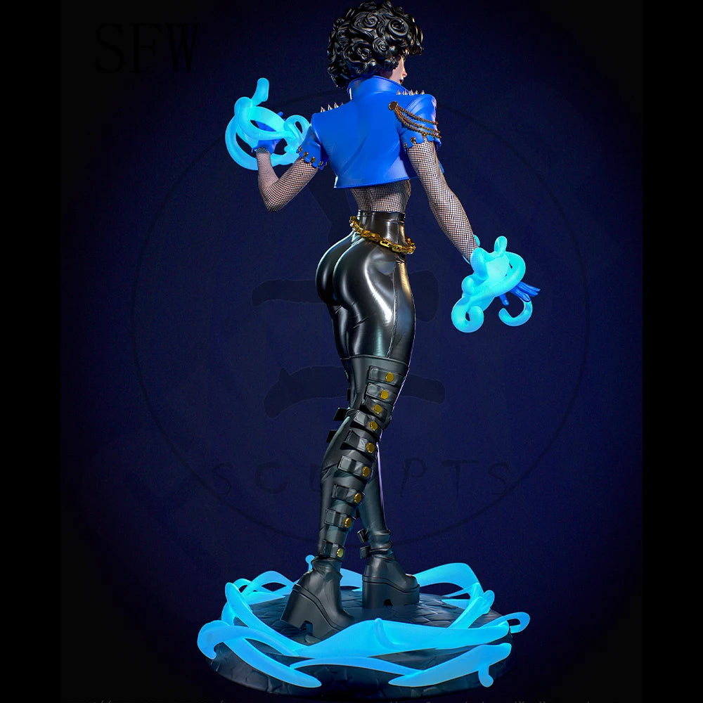 1/24 Dark Magic Warrior, Resin Model Figure Kit, Fantasy Theme, Unassembled and Unpainted