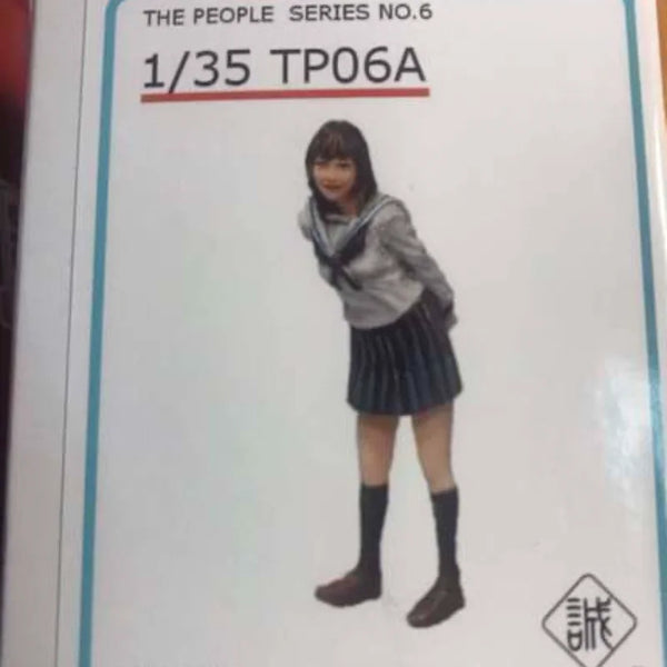 1/35 Sailor School Student, Resin Model Figure Kit, Anime Theme, Unassembled and Unpainted