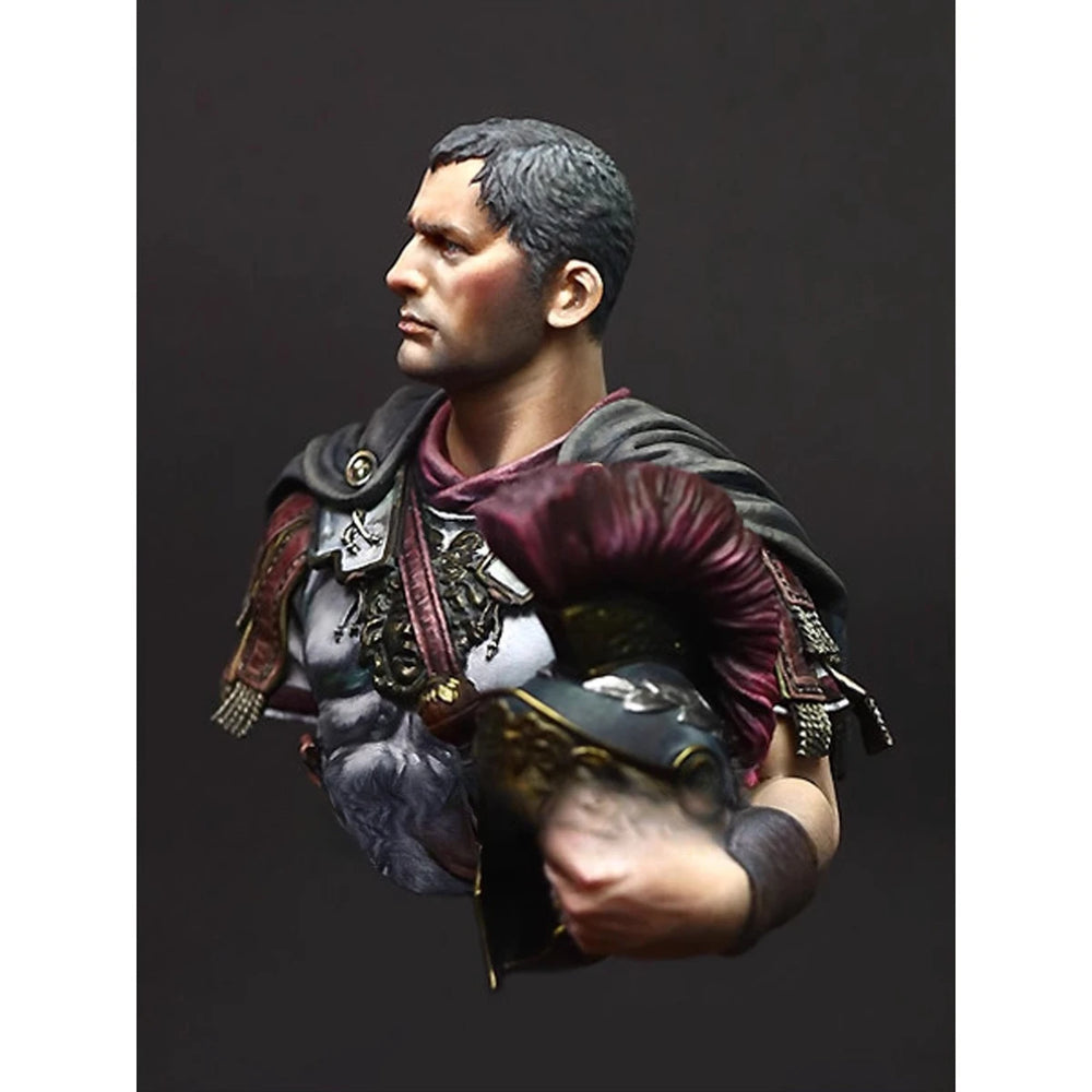 1/10 Ancient Roman General in Ornate Segmented Armor, Resin Model Bust Kit, Unassembled and Unpainted