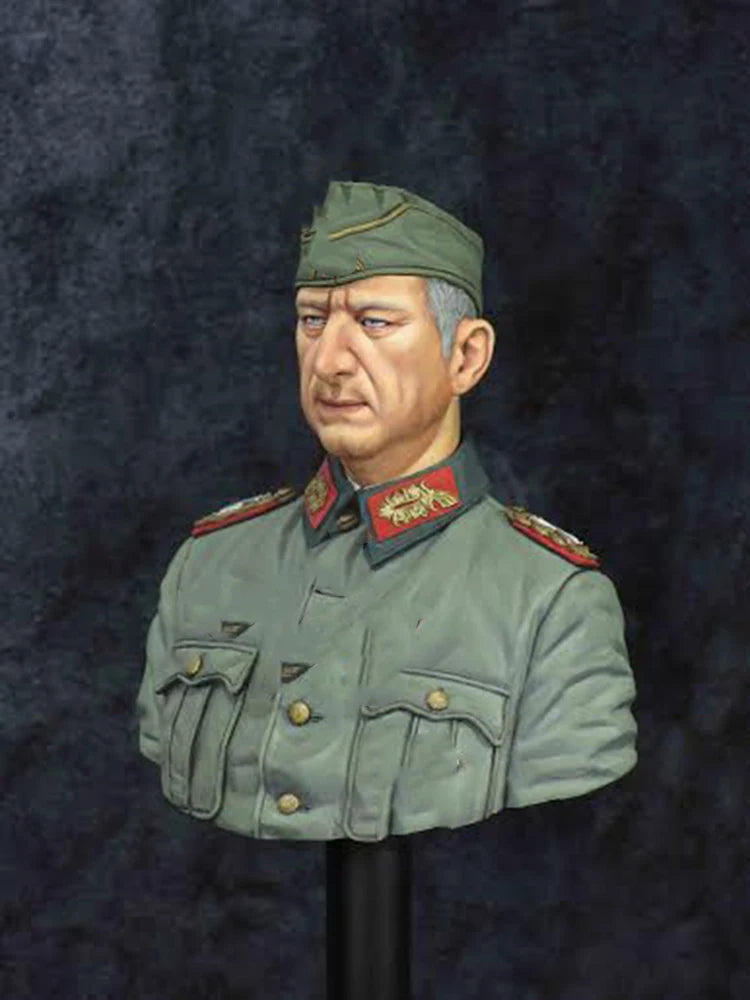 1/10 WWII German General Erich Von Manstein, Resin Model Bust Kit, Unassembled and Unpainted
