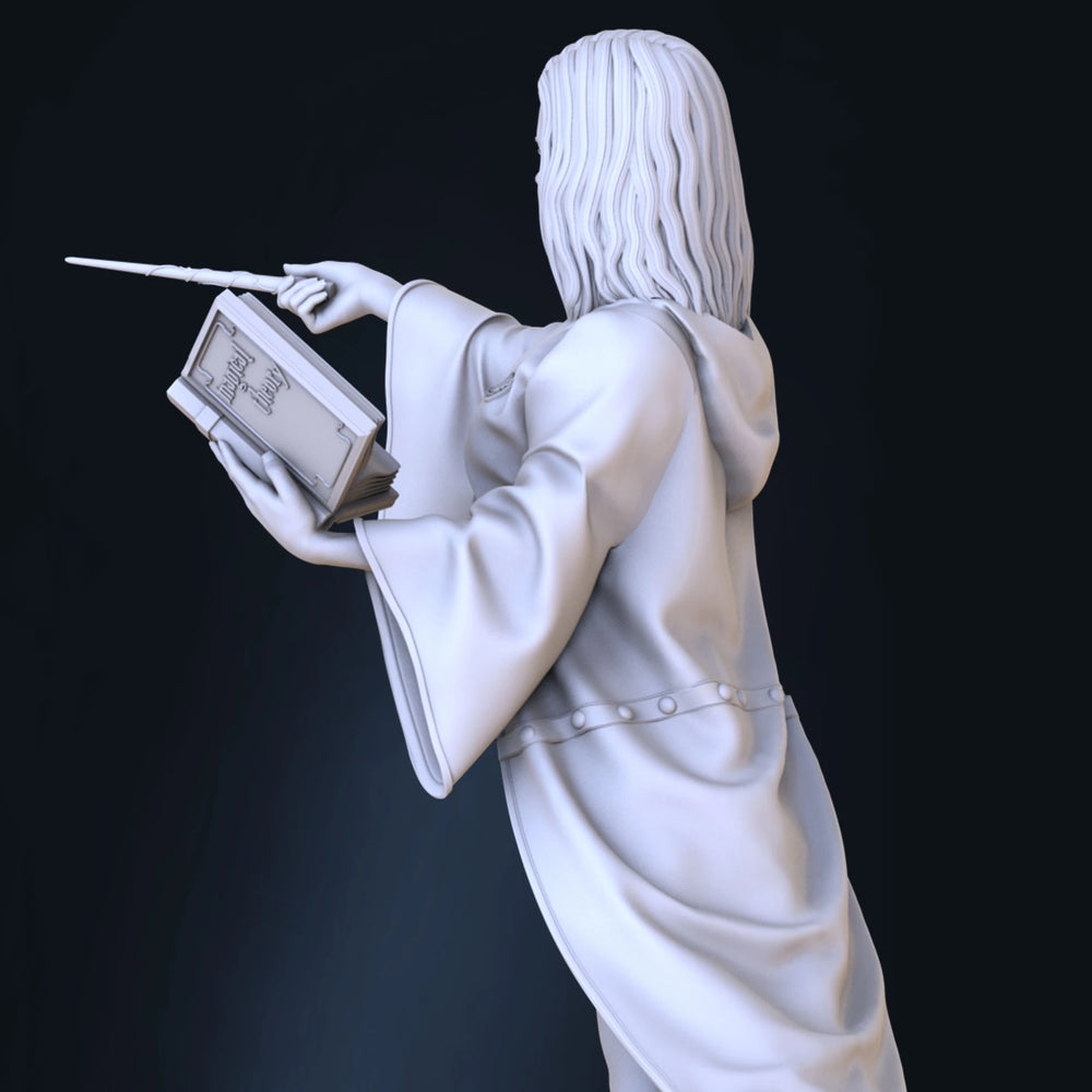 1/24 Hooded Sorceress with Flowing Robes, Resin Model Figure Kit, Fantasy Theme, Unassembled and Unpainted