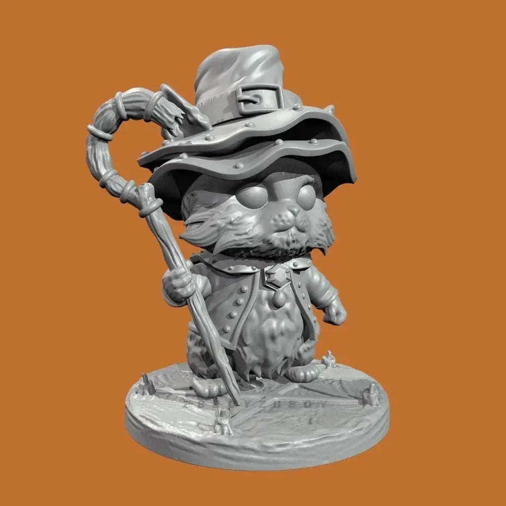 50mm Mouse Wanderer, Resin Model Figure Kit, Anime Theme, Unassembled and Unpainted