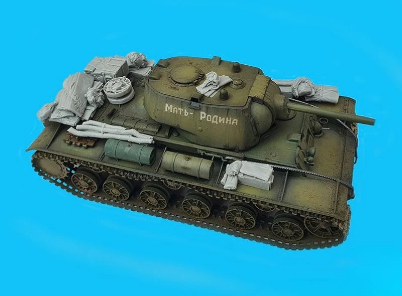 1/35 WWII Soviet T-34, Resin Model Accessory Kit, Unpainted