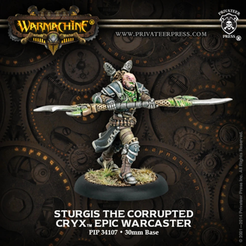 30mm Cryx Sturgis the Corrupted, Resin Model Figure Kit, Fantasy Theme, Unassembled and Unpainted