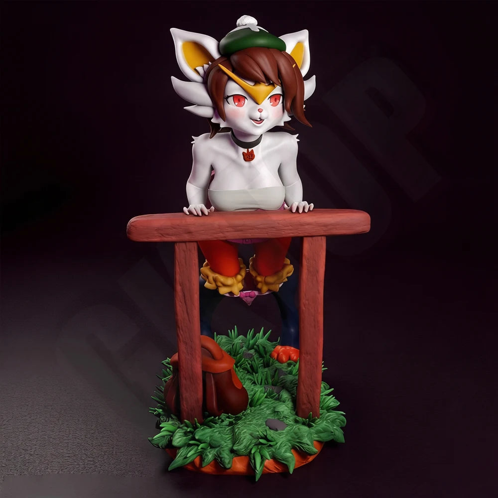 1/24 Beast Ear Fantasy Female, Resin Model Figure Kit, Fantasy Theme, Unassembled and Unpainted