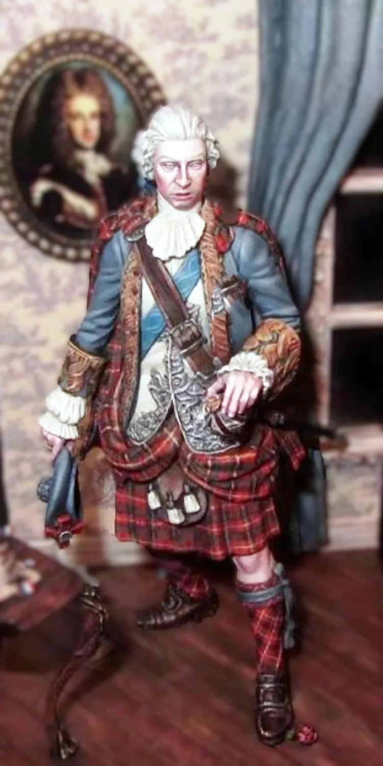 1/24 Highland Scottish Woman, Resin Model Figure Kit, Historical Theme, Unassembled and Unpainted