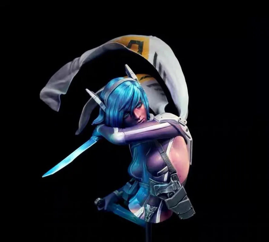 Female Assassin, Resin Model Figure Kit, Anime Theme, Unassembled and Unpainted