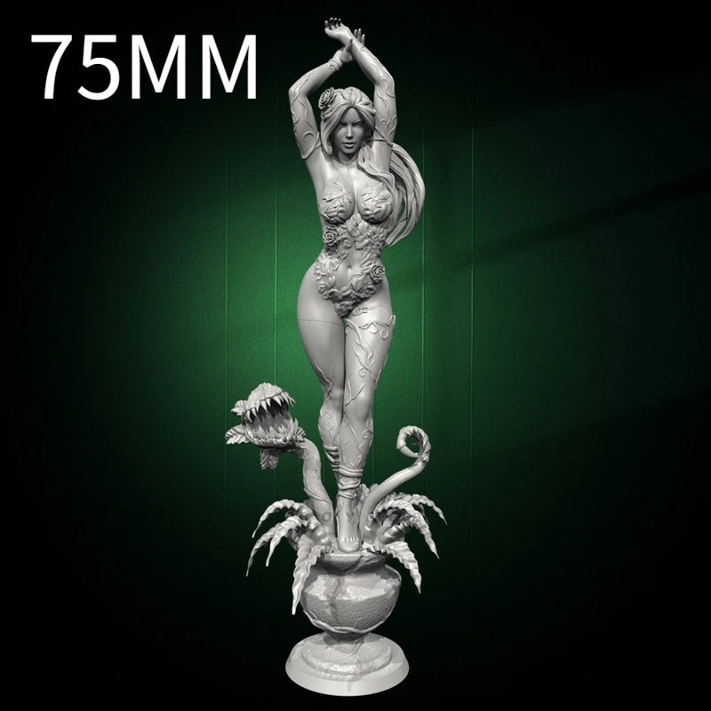 90mm Vine Warrior, Resin Model Figure Kit, Fantasy Theme, Unassembled and Unpainted